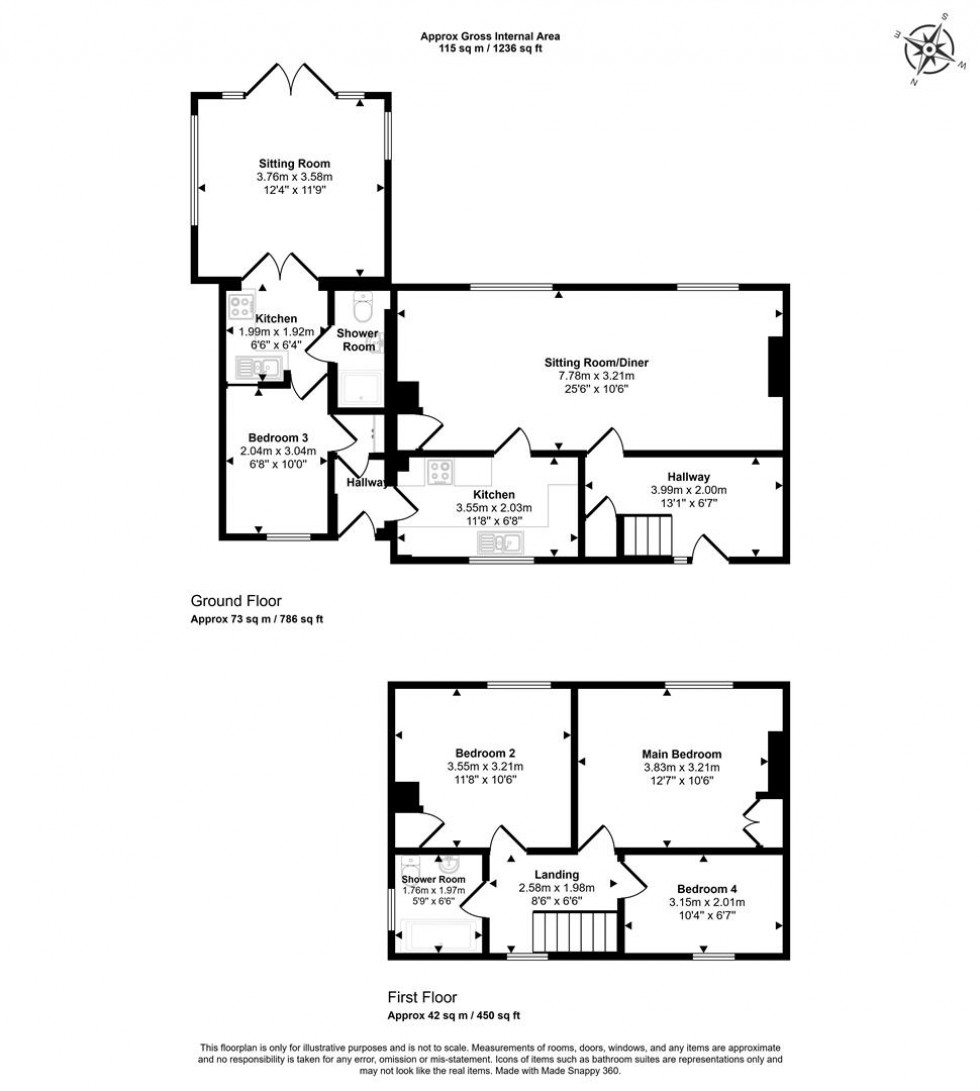 Floorplan for Breach Close, Bourton, Gillingham