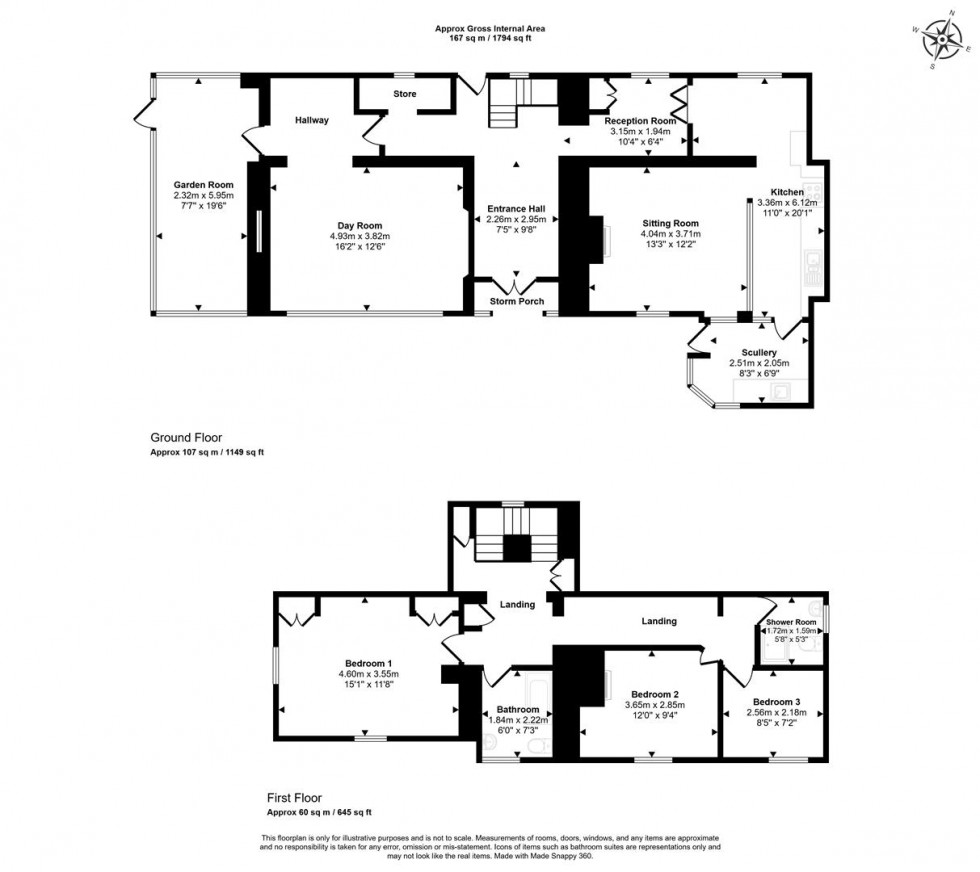 Floorplan for Ivy Cross, Shaftesbury