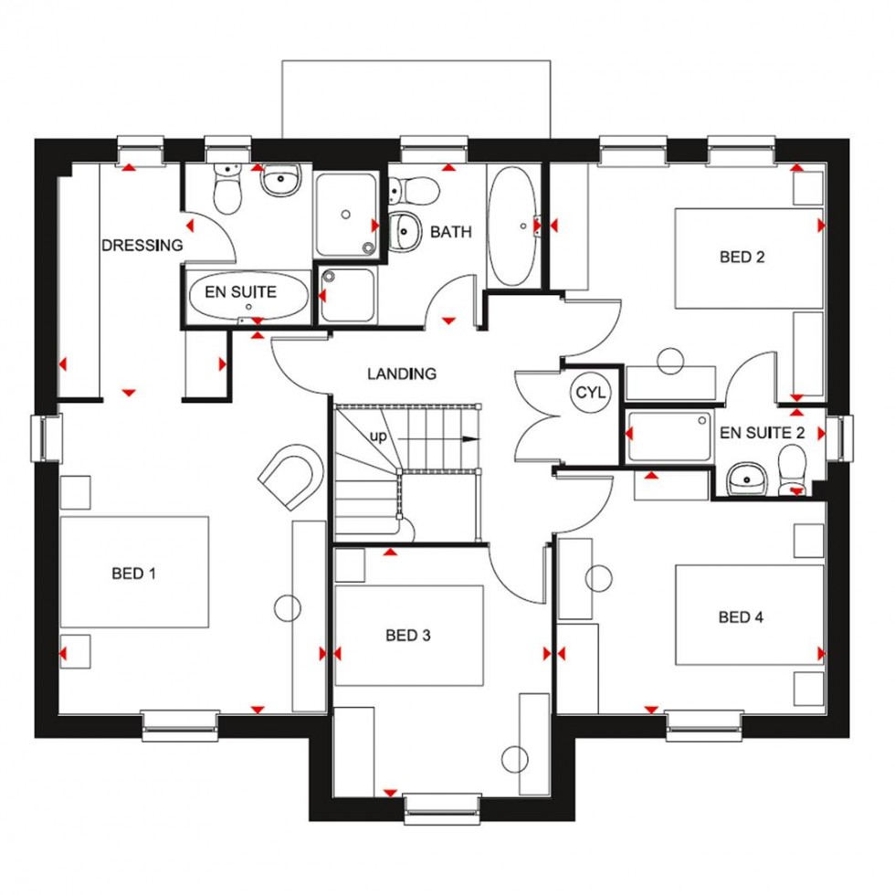 Floorplan for The Hamlets, Stalbridge
