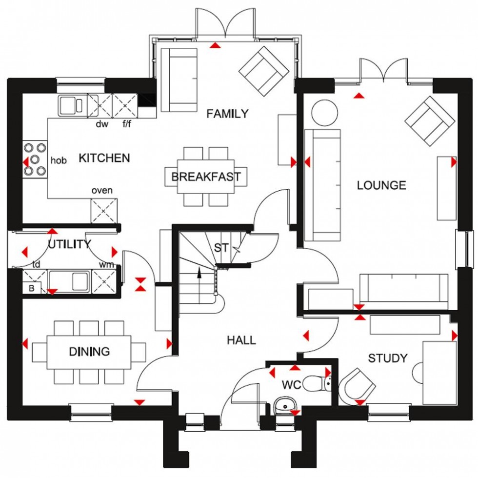 Floorplan for The Hamlets, Stalbridge