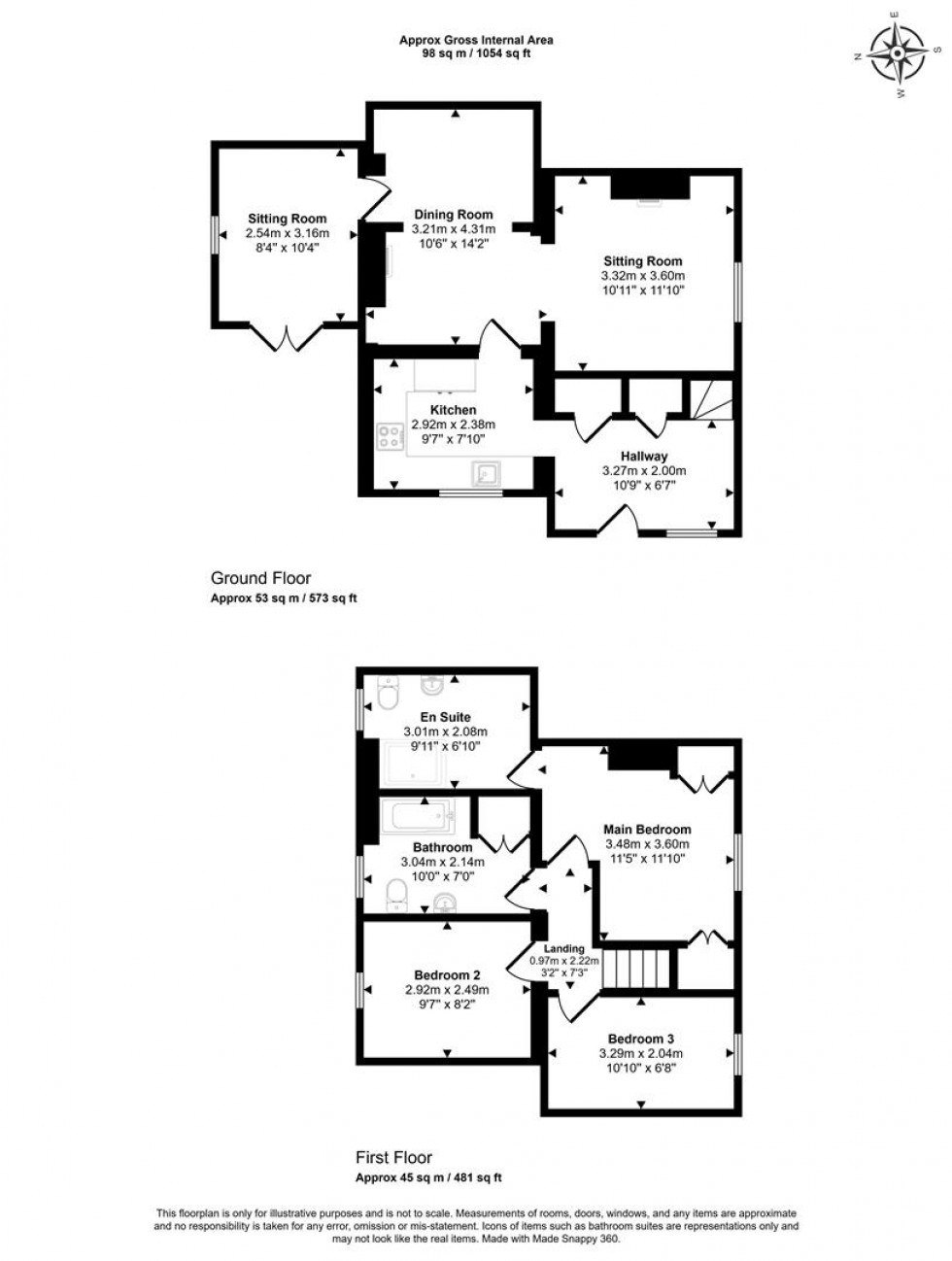 Floorplan for Cole Street Lane, Gillingham