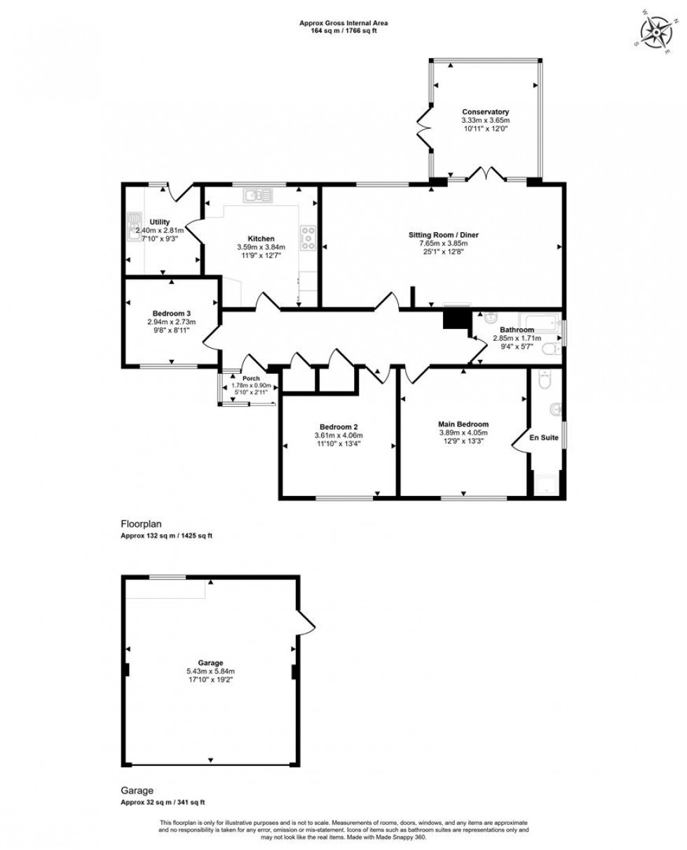 Floorplan for The Street, Motcombe,