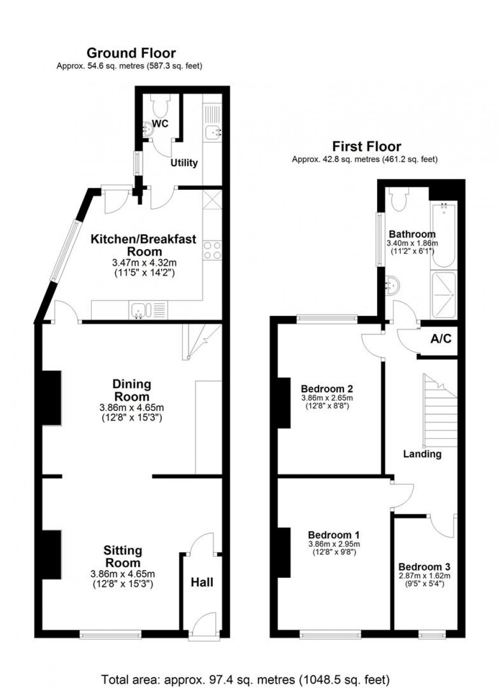 Floorplan for Kings Court Road, Gillingham