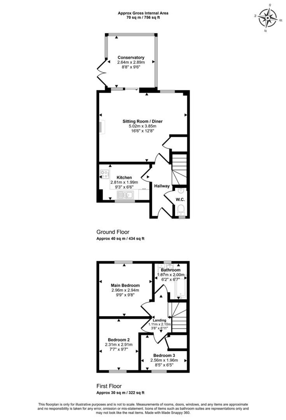 Floorplan for Peacemarsh, Gillingham