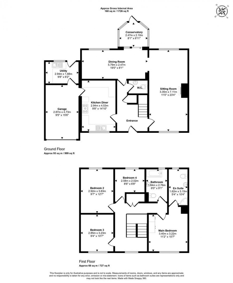 Floorplan for Wick Road, Milborne Port, Sherborne
