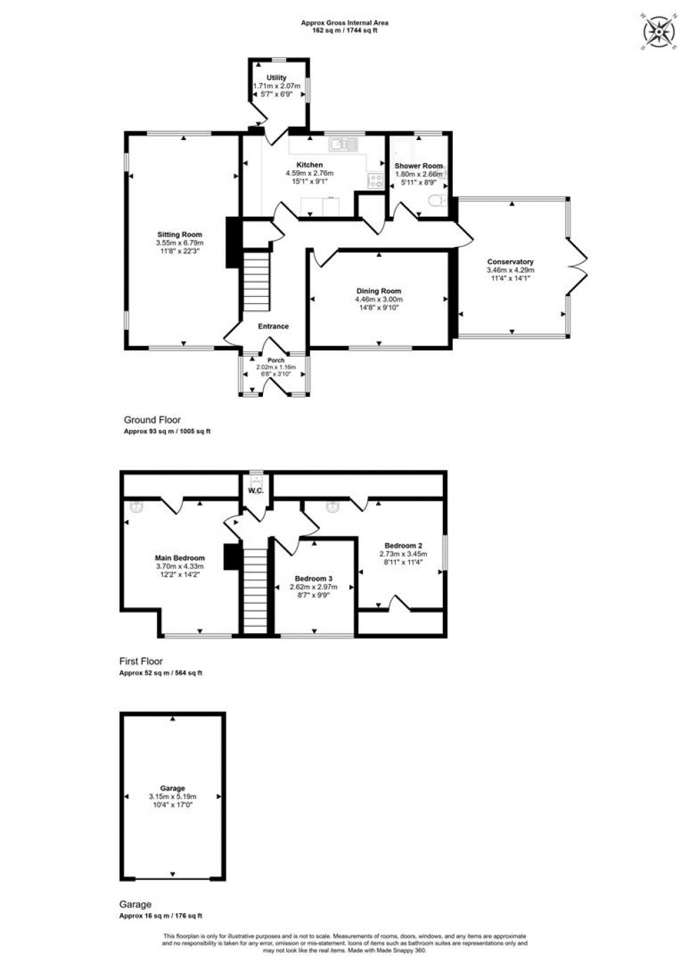 Floorplan for Carent Close, Marnhull, Sturminster Newton