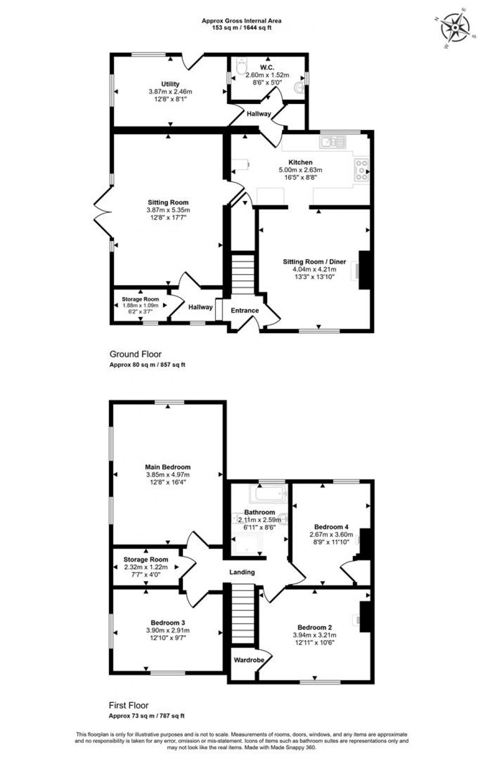 Floorplan for North Cheriton