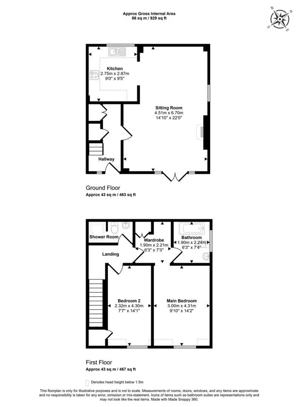 Floorplan for Ryme Intrinseca, Sherborne