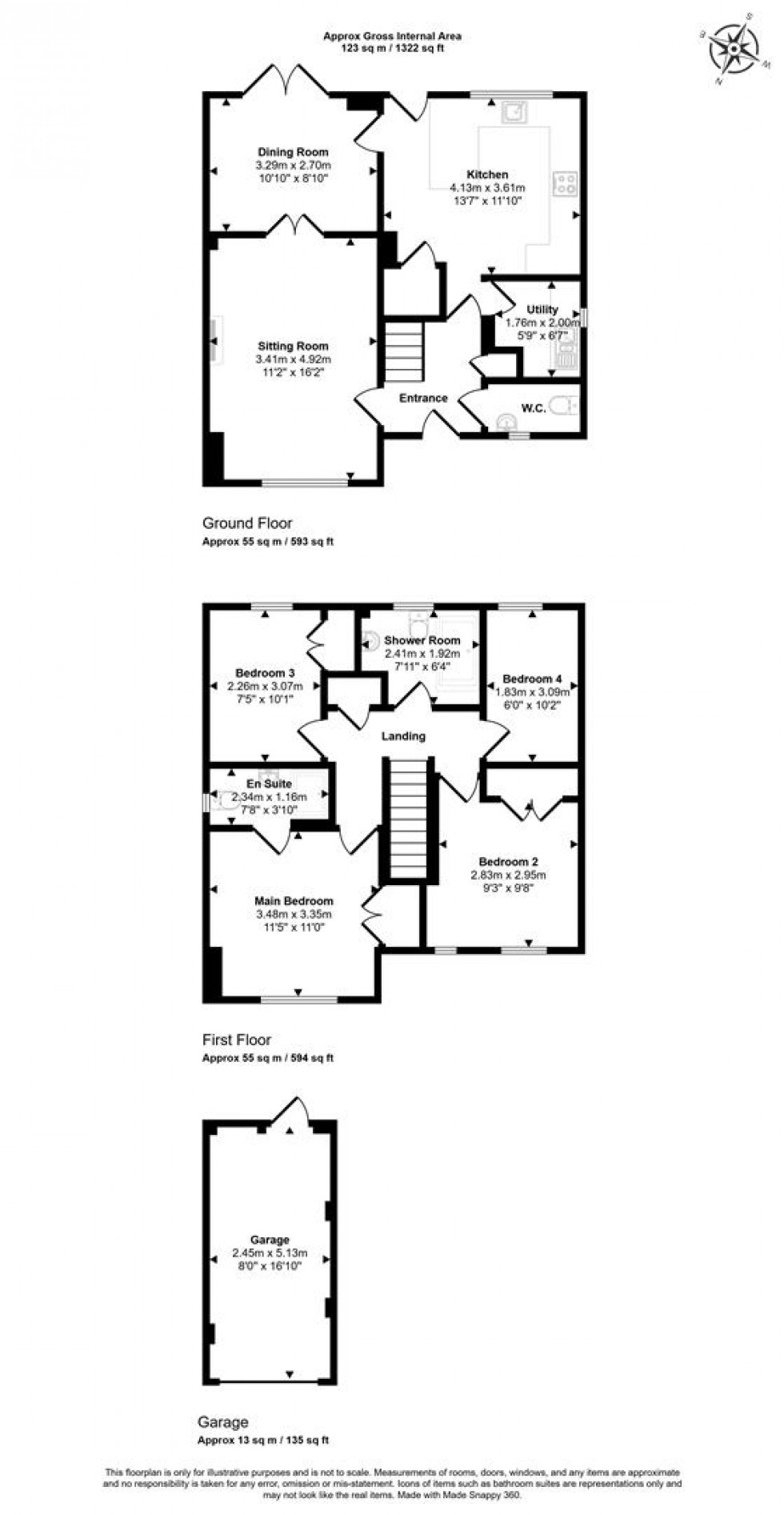 Floorplan for Marlott Road, Gillingham