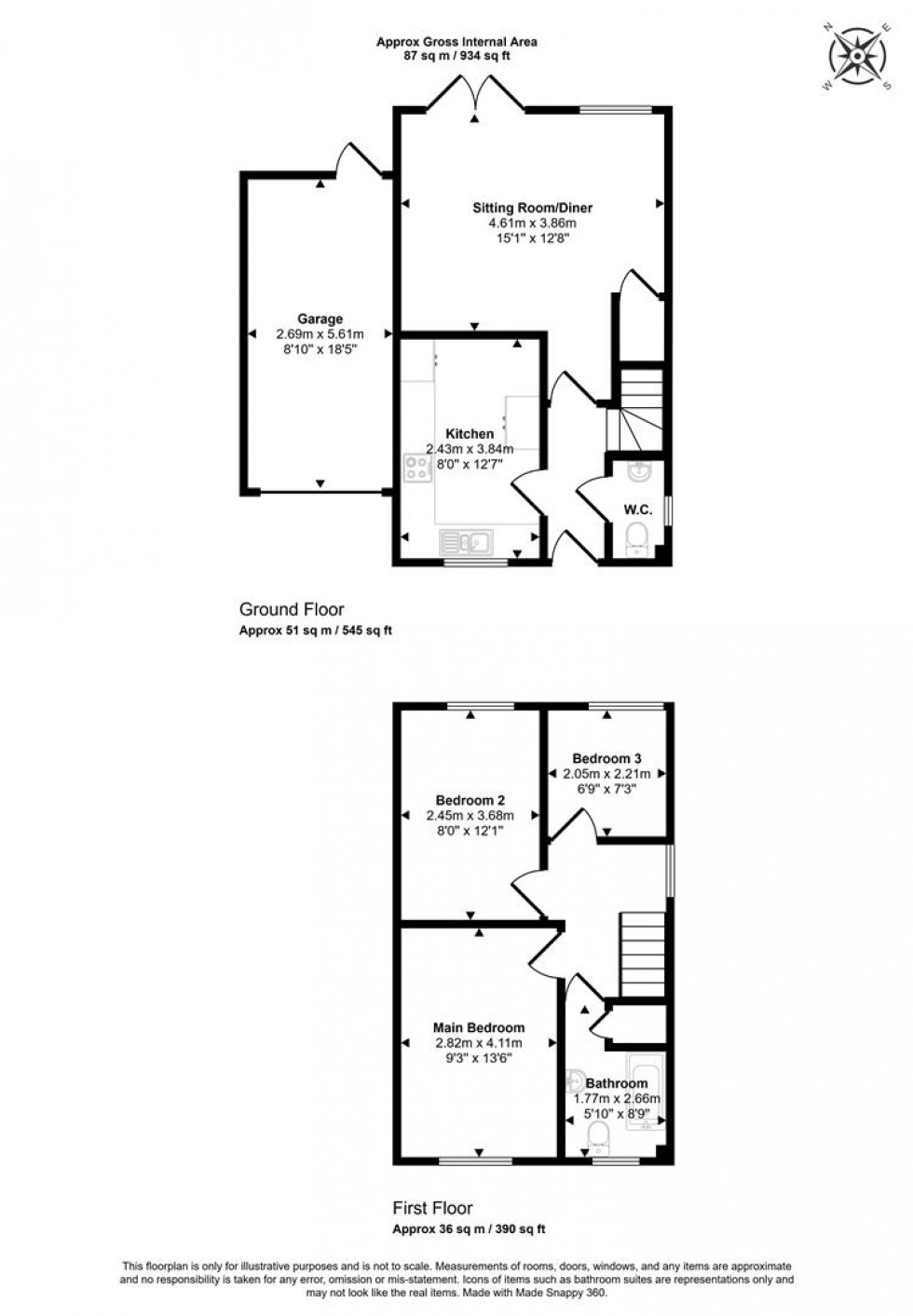 Floorplan for Templars Barton, Templecombe