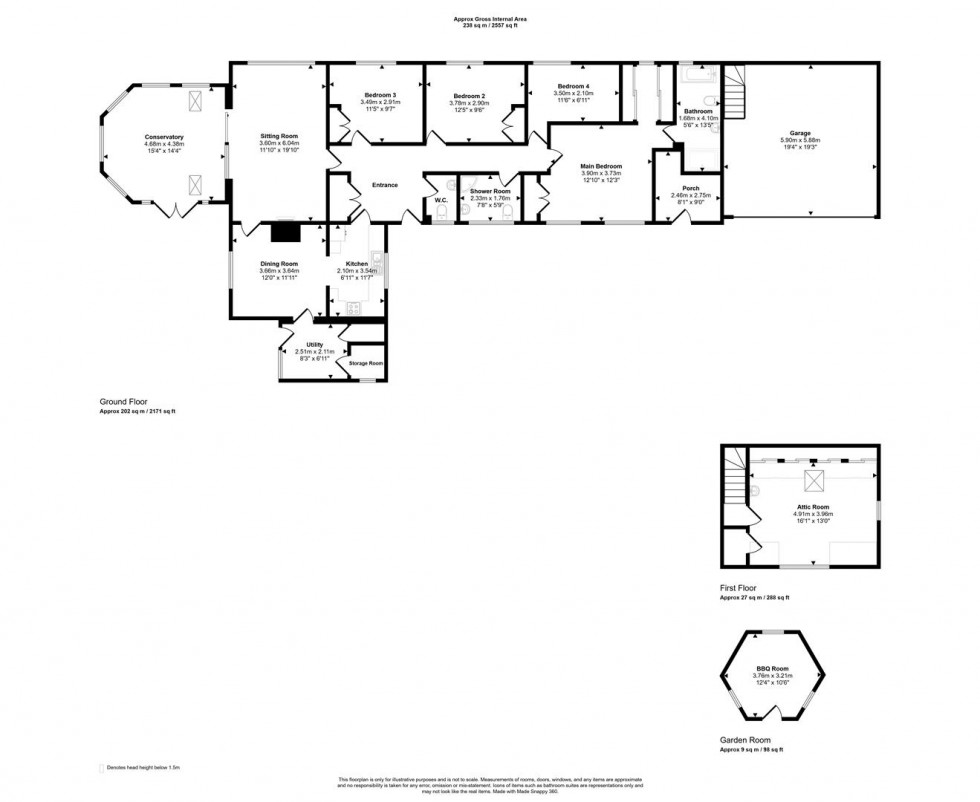 Floorplan for Burton Street, Marnhull, Sturminster Newton