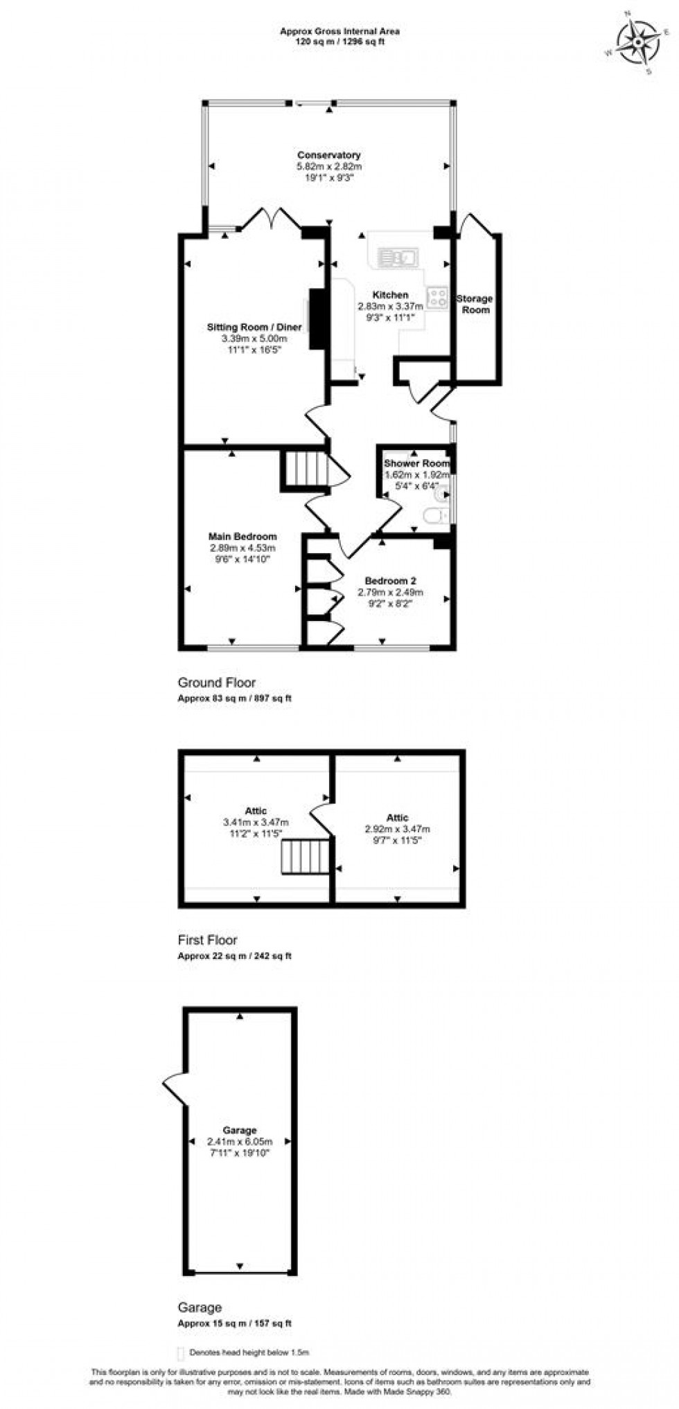 Floorplan for Jarvis Close, Stalbridge, Sturminster Newton