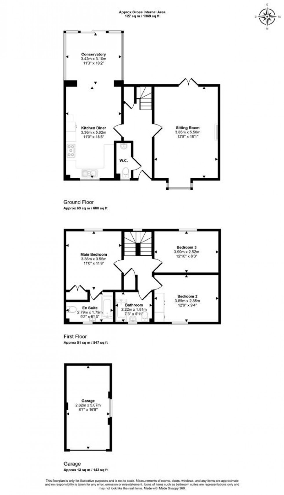 Floorplan for Churchfoot Lane, Hazelbury Bryan