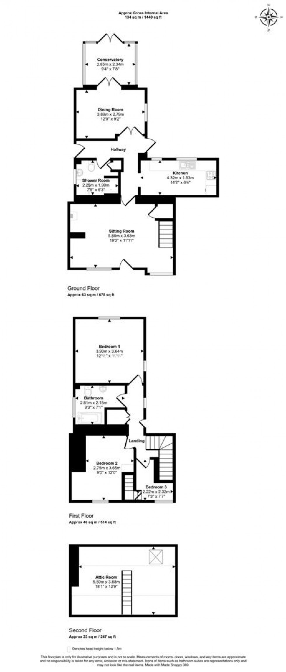 Floorplan for Partway Lane, Hazelbury Bryan, Sturminster Newton