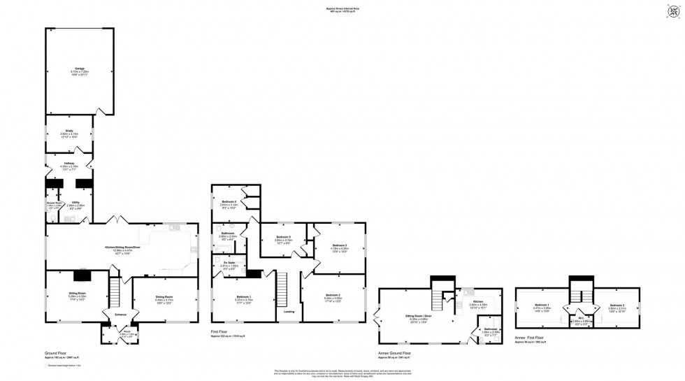 Floorplan for Moor Lane, Rodgrove, Wincanton