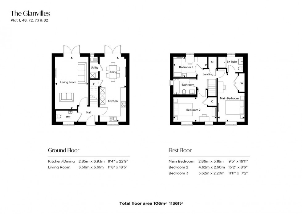 Floorplan for Fiddleford Ridge, Sturminster Newton