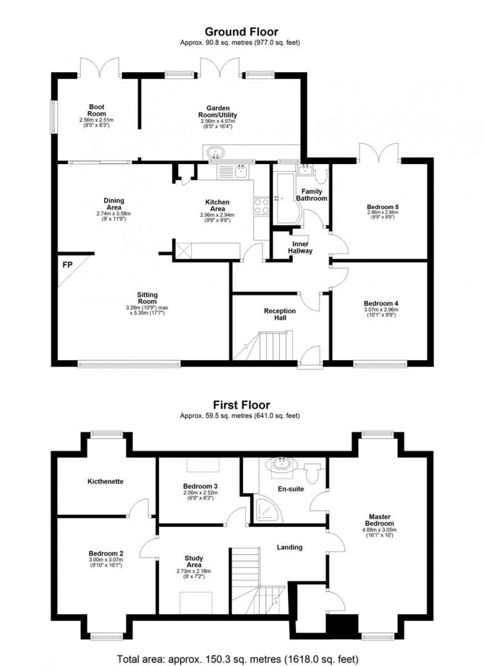 Floorplan for Back Street, East Stour, Gillingham