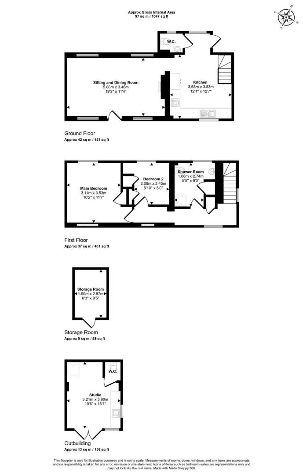 Floorplan for Shaftesbury Road, Mere, Warminster