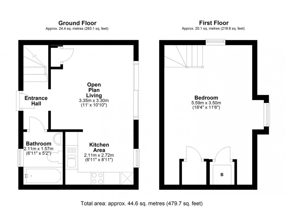 Floorplan for The Gavel, Sturminster Newton