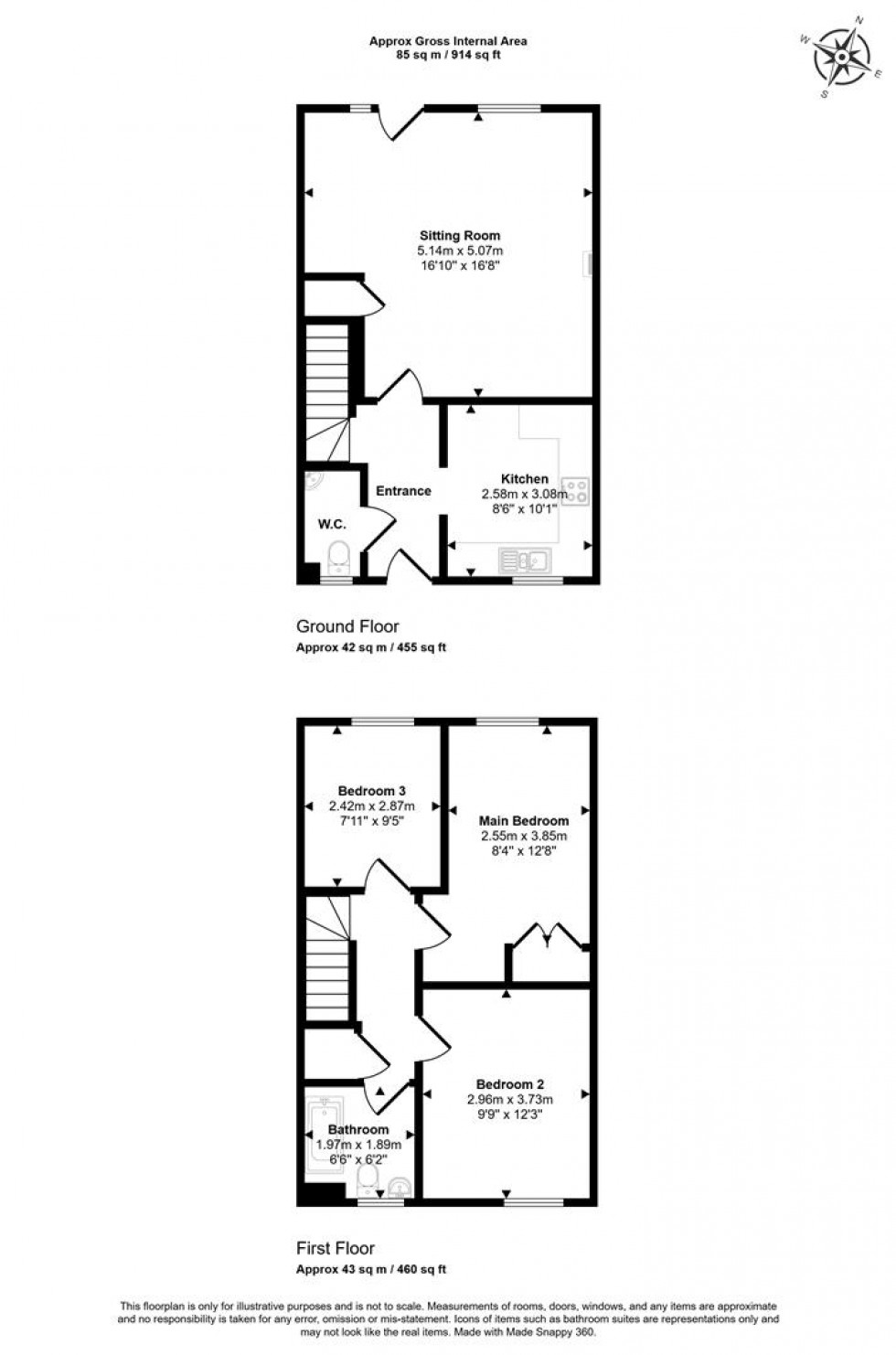 Floorplan for Allen Road, Shaftesbury