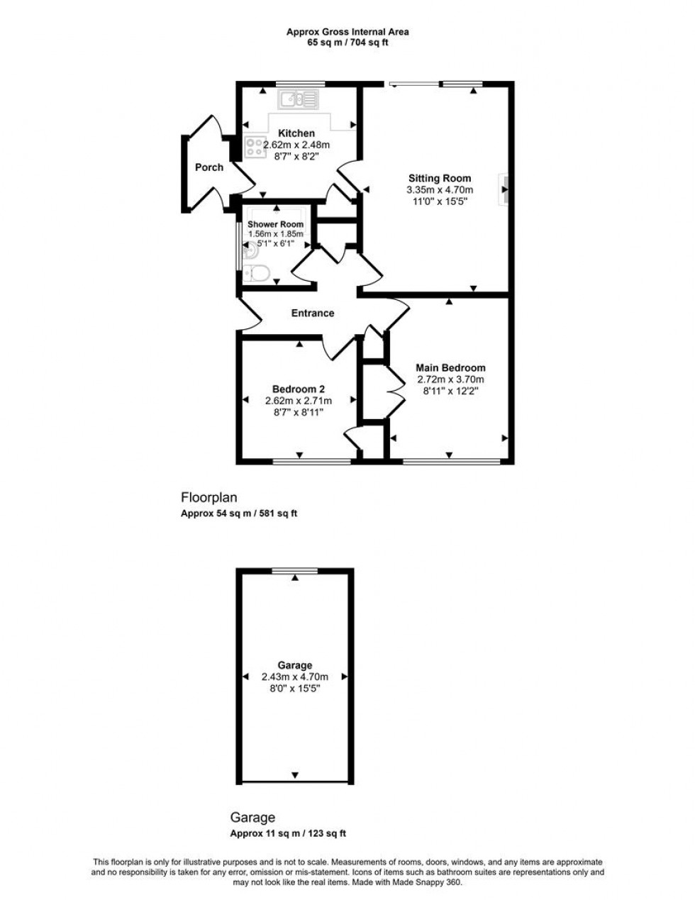 Floorplan for Avondale Gardens, Gillingham