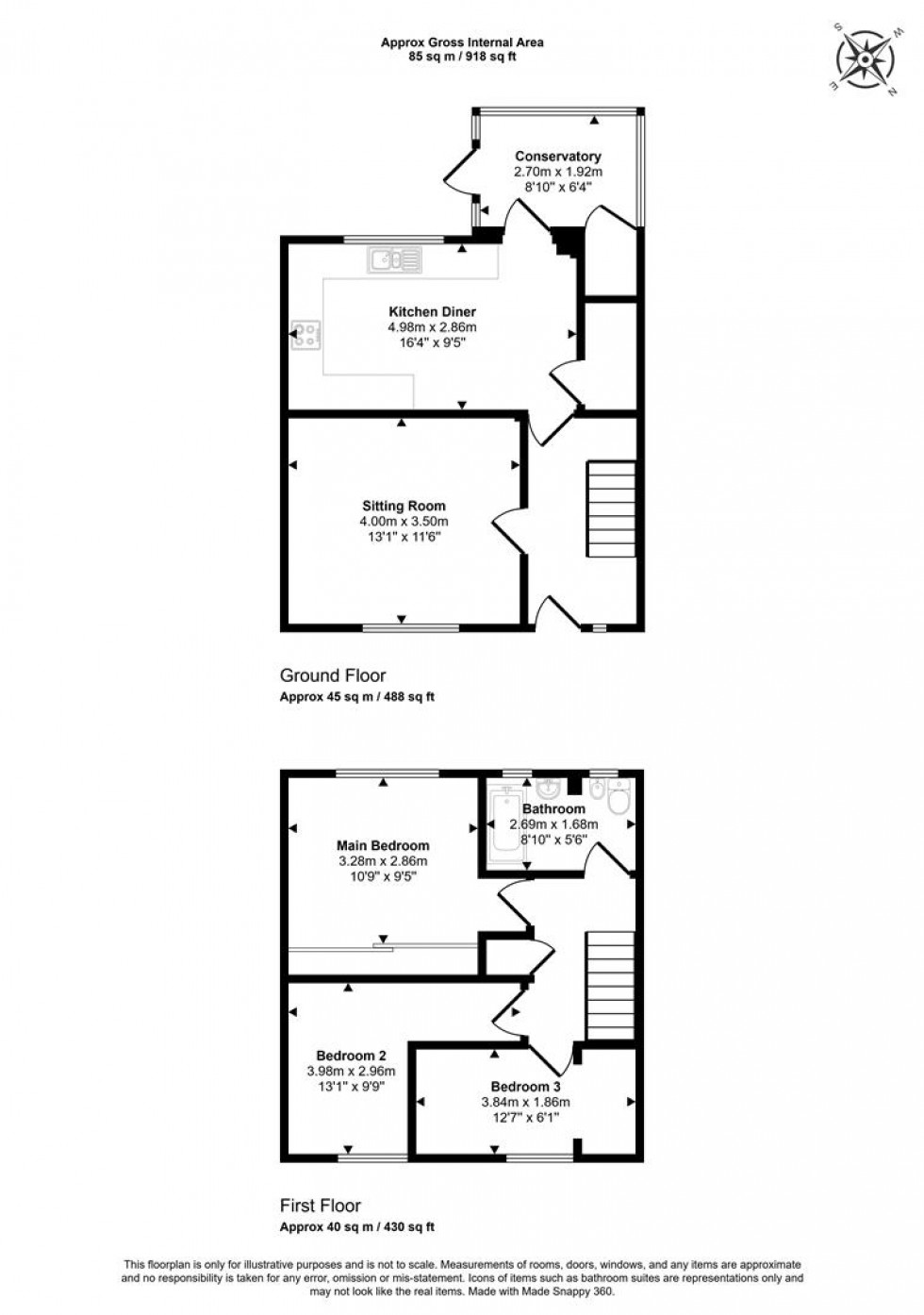 Floorplan for Woodhayes, Henstridge
