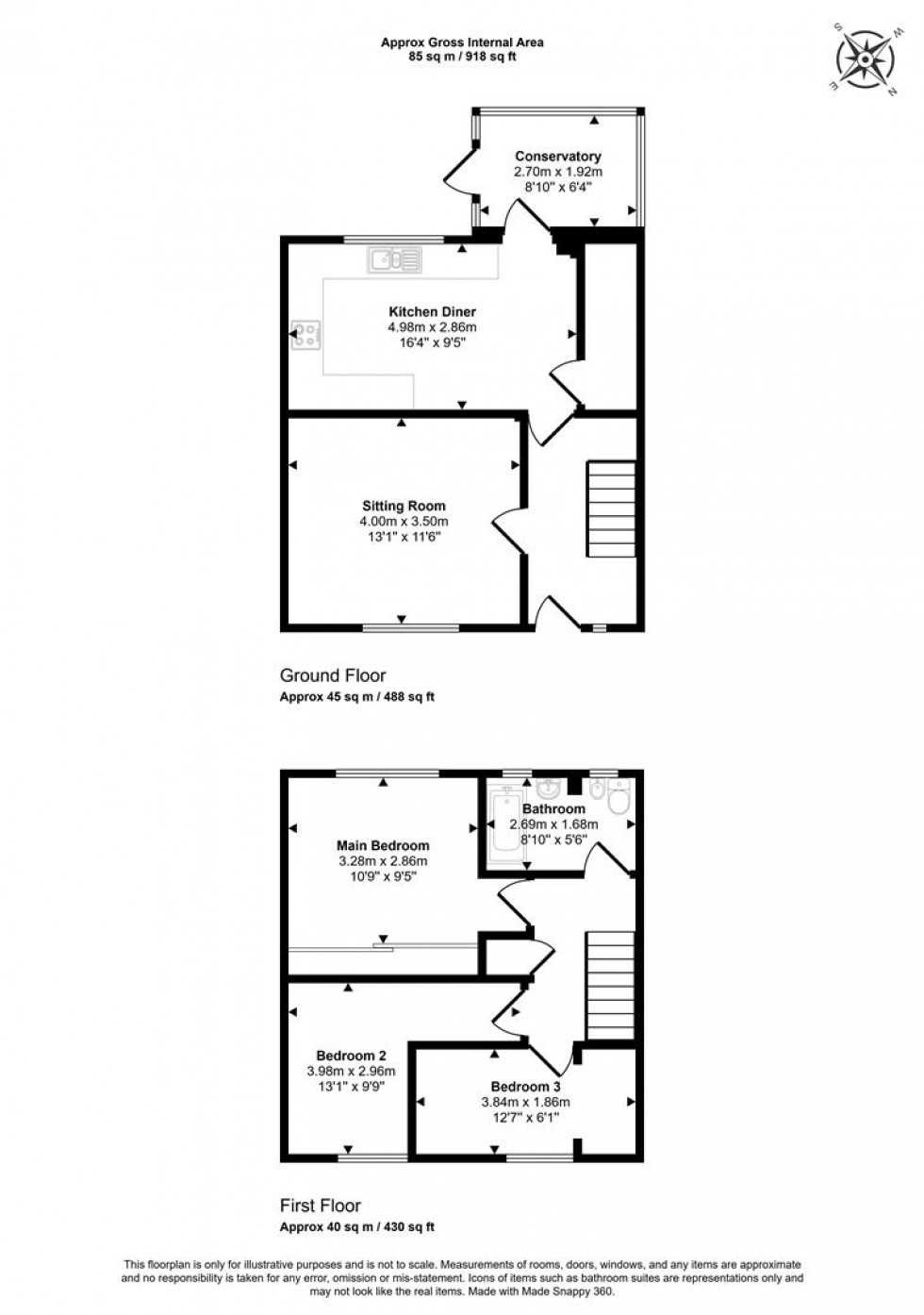 Floorplan for Woodhayes, Henstridge