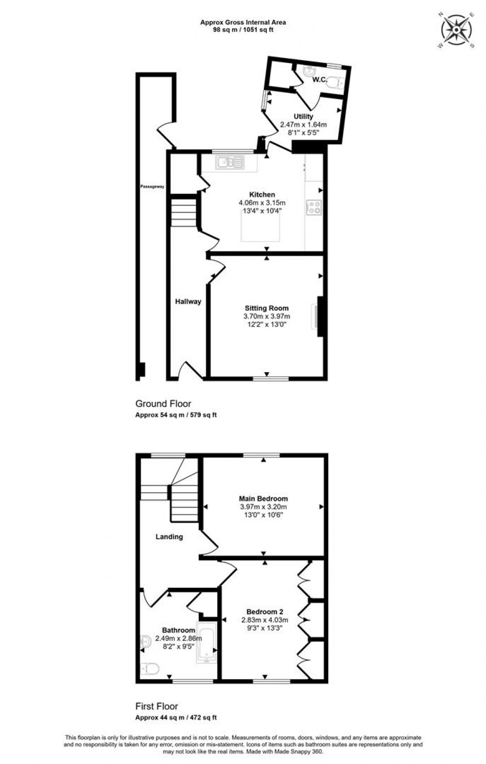 Floorplan for Newbury, Gillingham