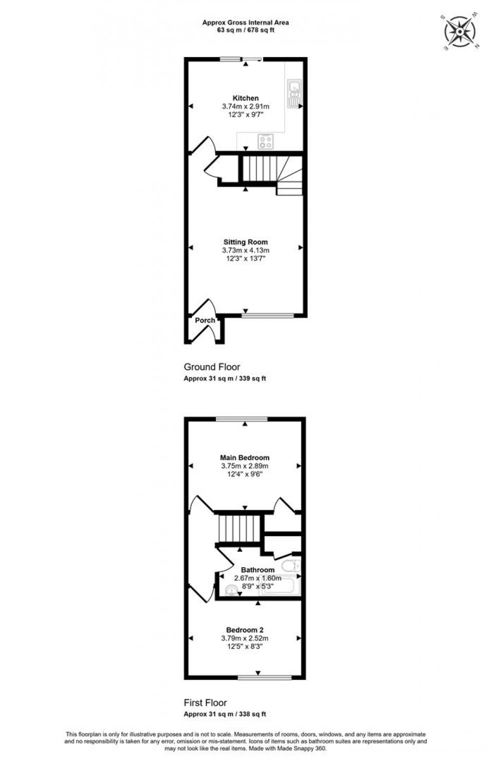 Floorplan for The Meadows, Gillingham