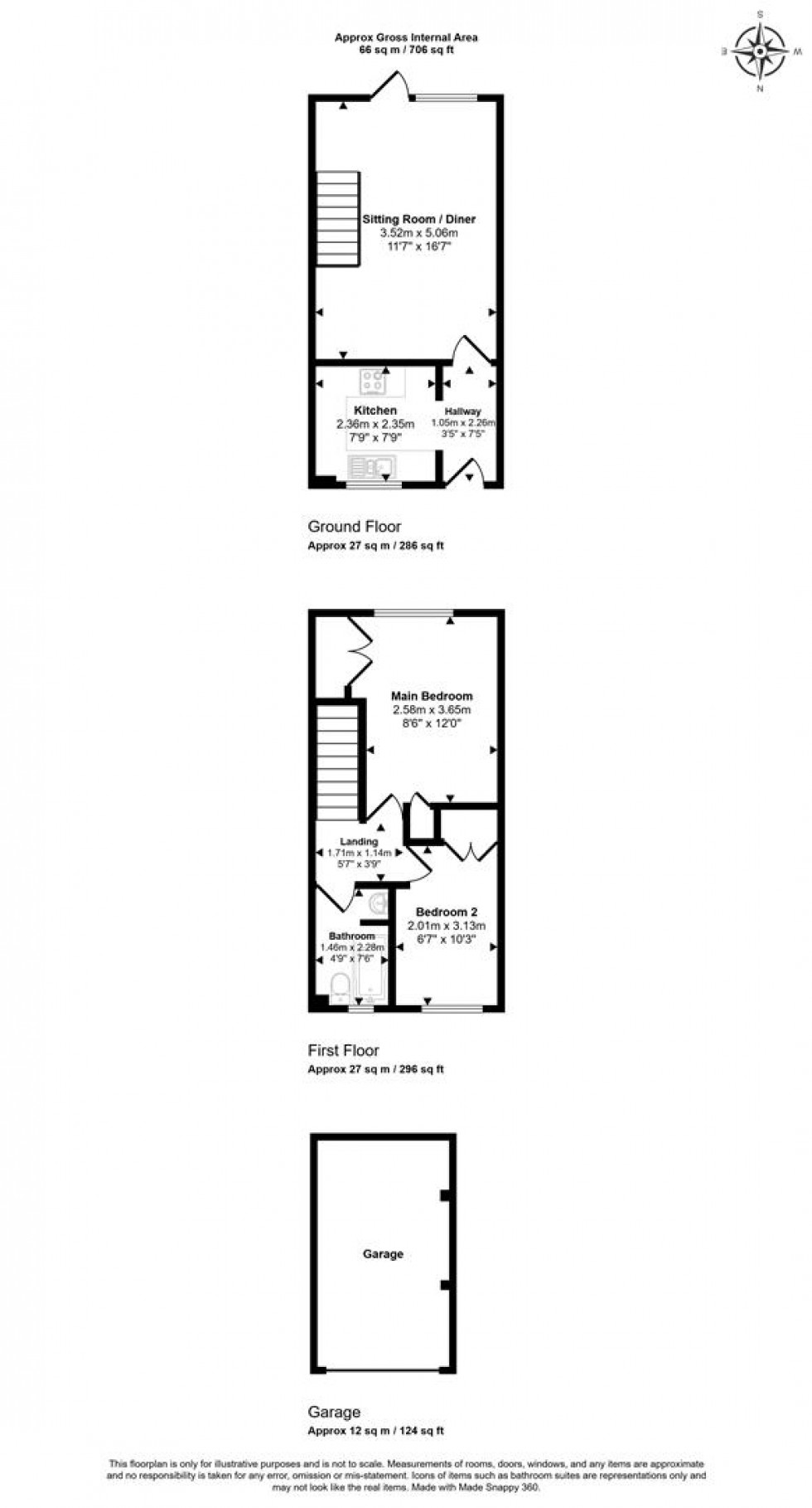 Floorplan for Honeymead Lane, Sturminster Newton