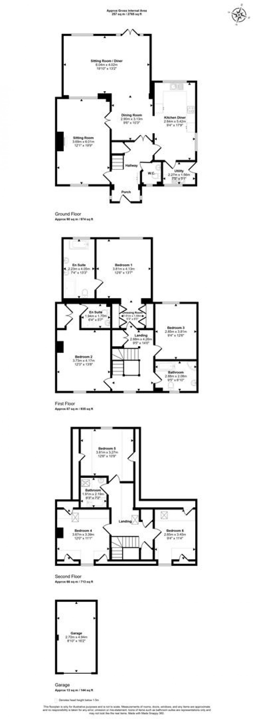 Floorplan for Kings Stag, Sturminster Newton