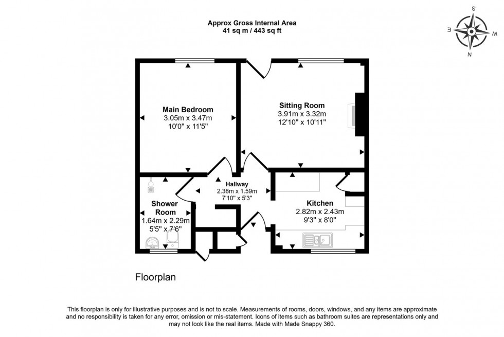 Floorplan for Brightsmead, Higher Ansty, Dorchester