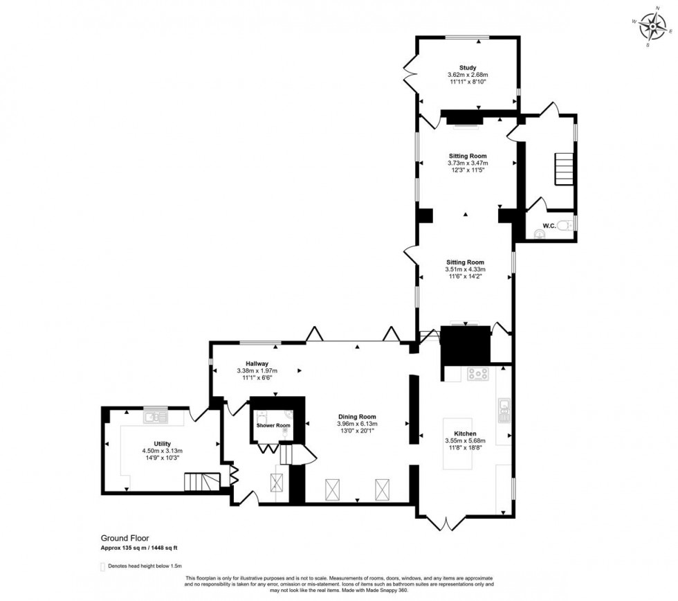 Floorplan for Broad Oak, Sturminster Newton