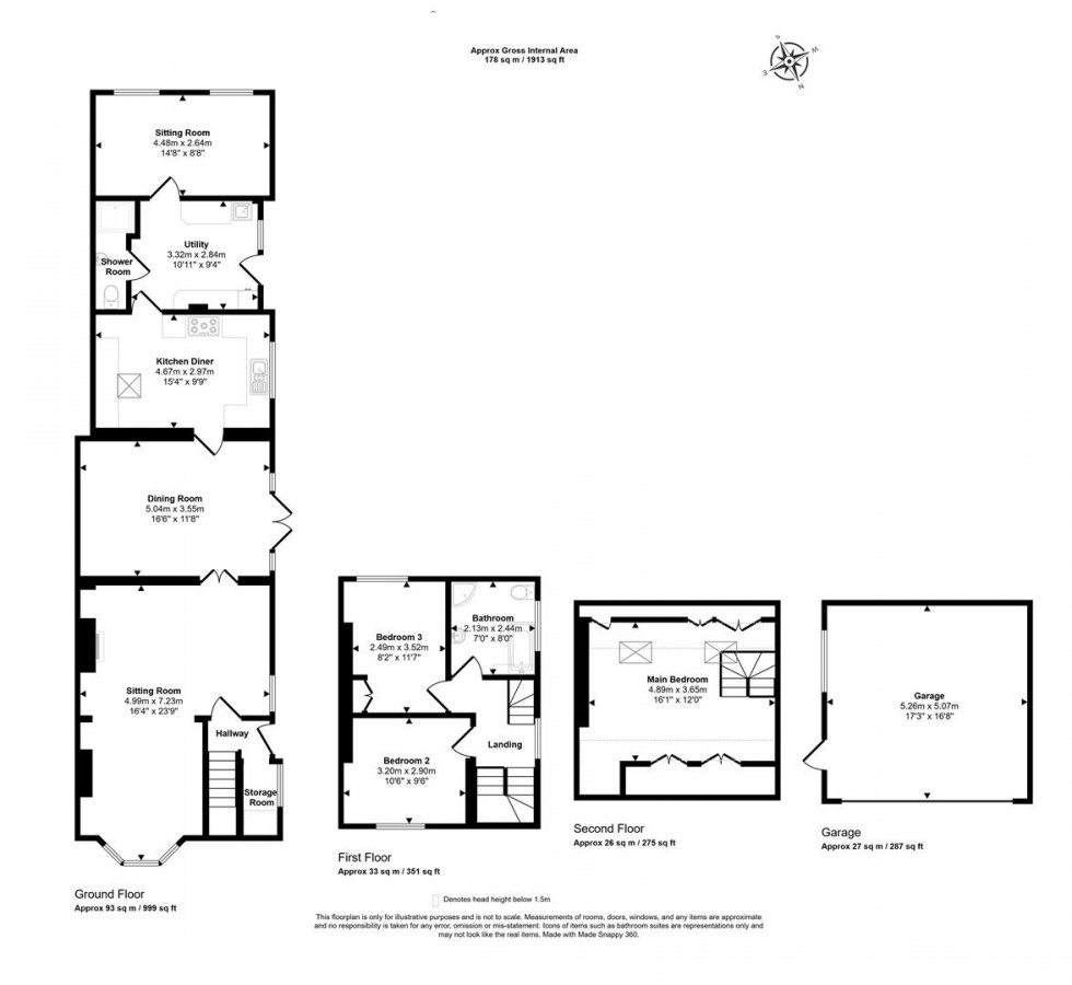 Floorplan for Shorts Green Lane, Motcombe, Shaftesbury