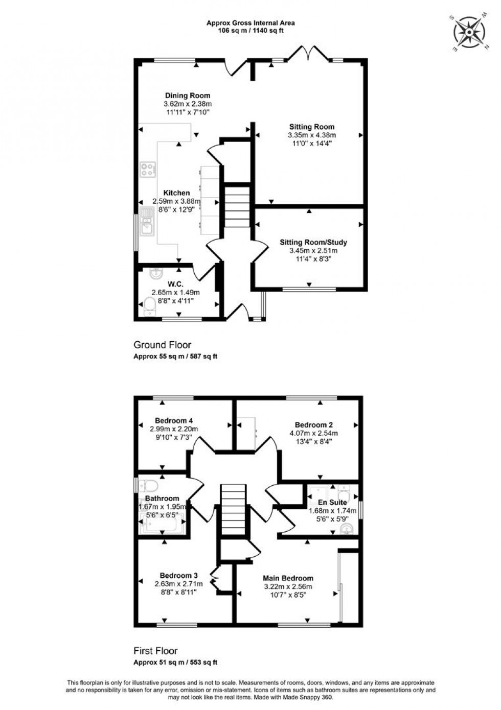 Floorplan for Robinson Heights, Stalbridge, Sturminster Newton