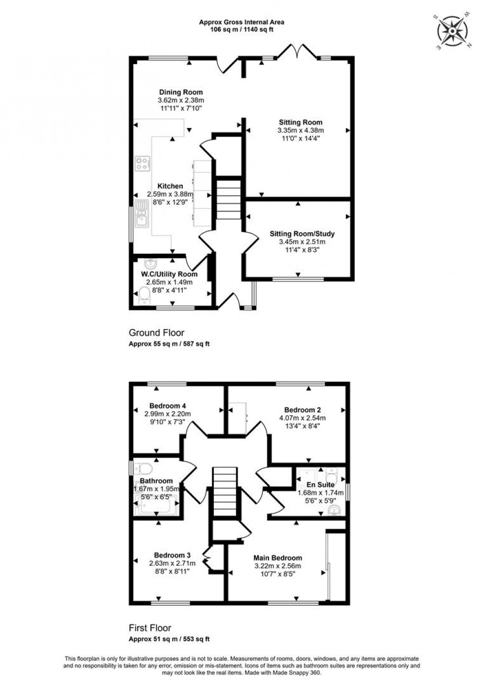 Floorplan for Robinson Heights, Stalbridge, Sturminster Newton