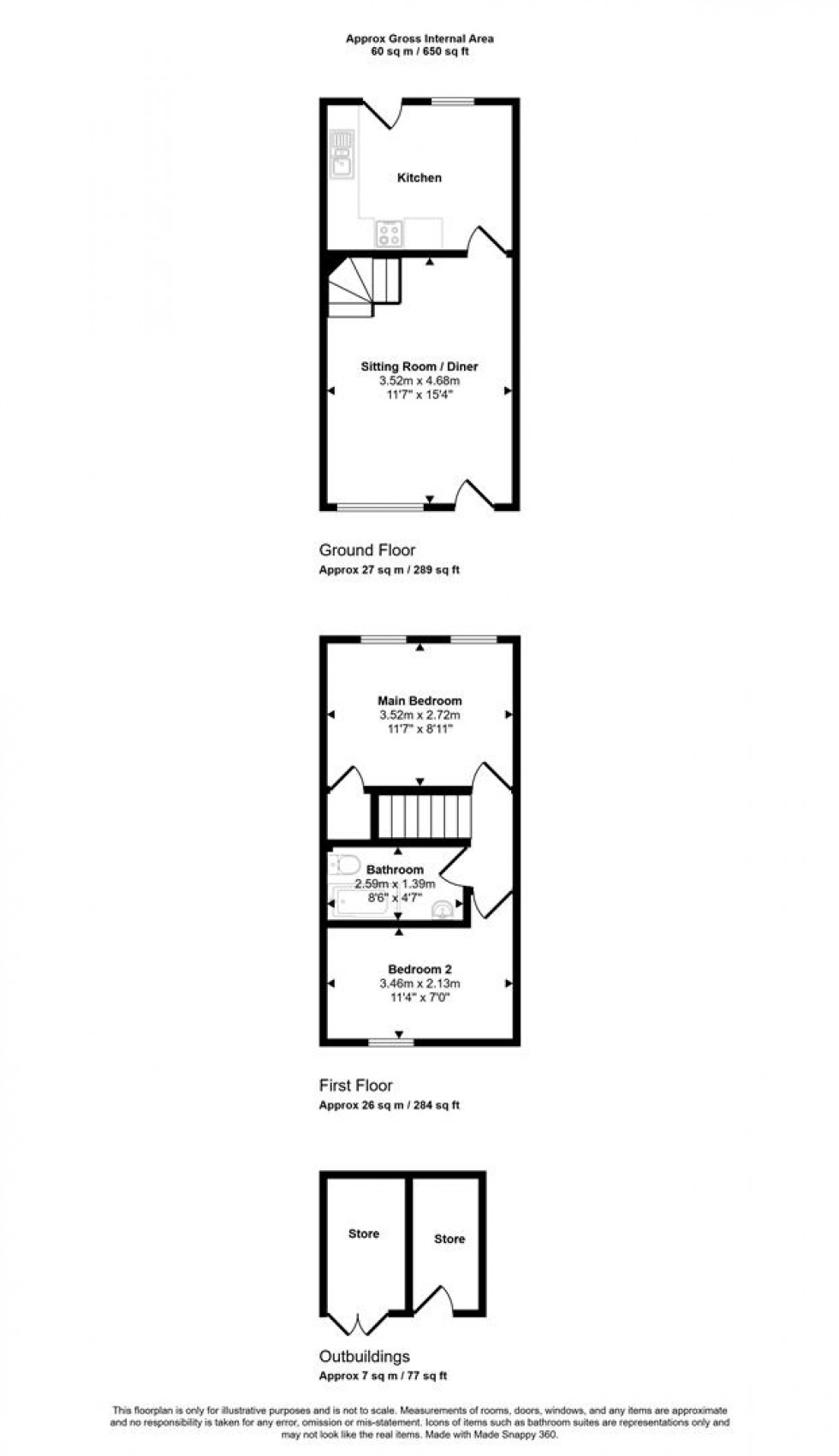 Floorplan for Townsend Green, Henstridge, Templecombe