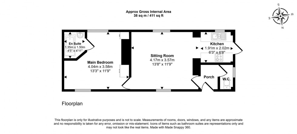 Floorplan for Queen Street, Gillingham