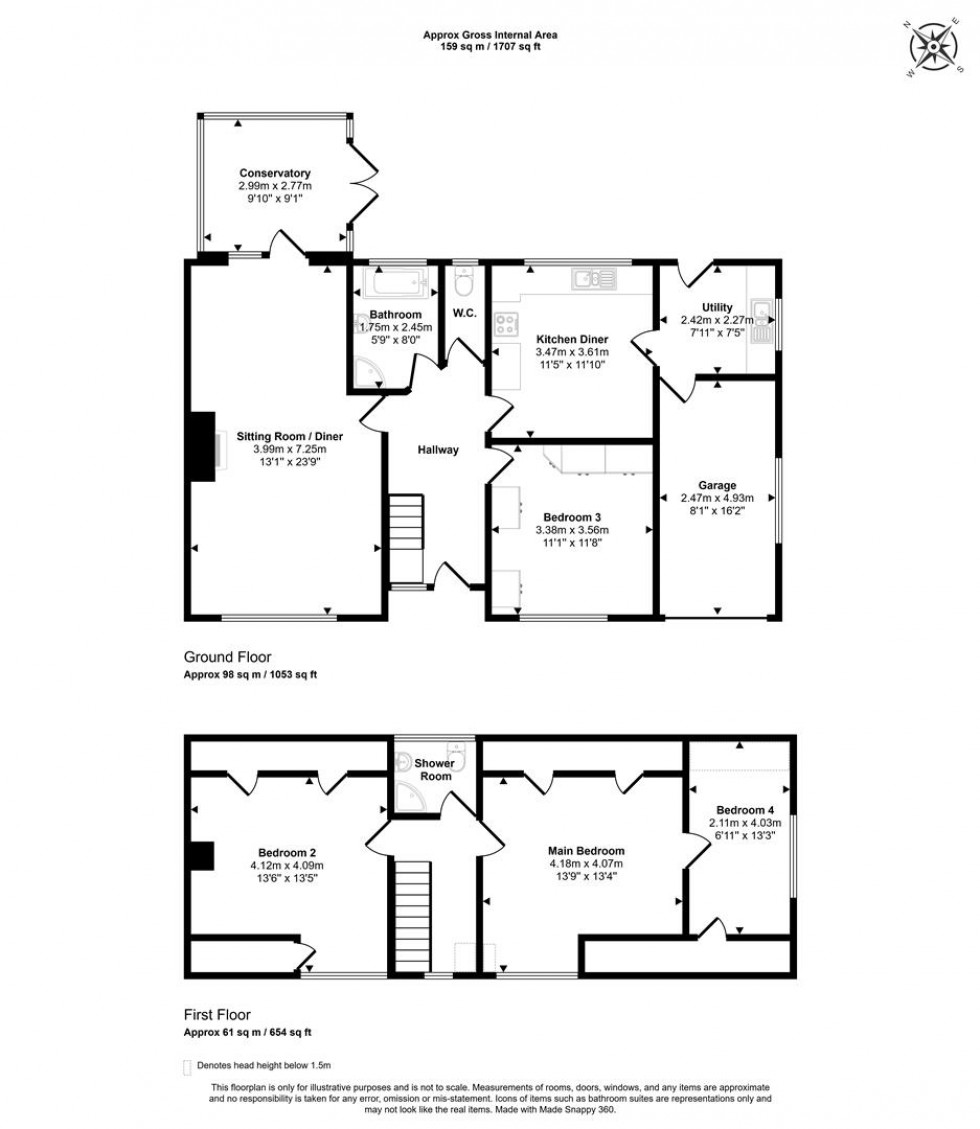 Floorplan for Shaftesbury Road, Gillingham