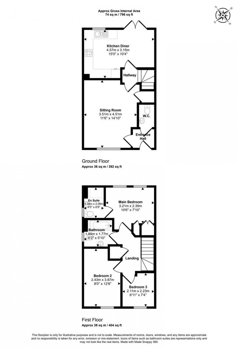 Floorplan for Great Barton Hill Road, Gillingham