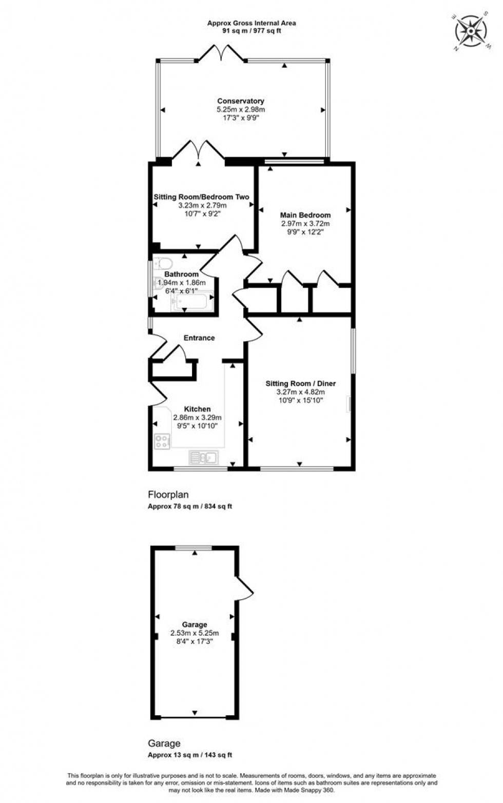 Floorplan for Vale Road, Stalbridge, Sturminster Newton