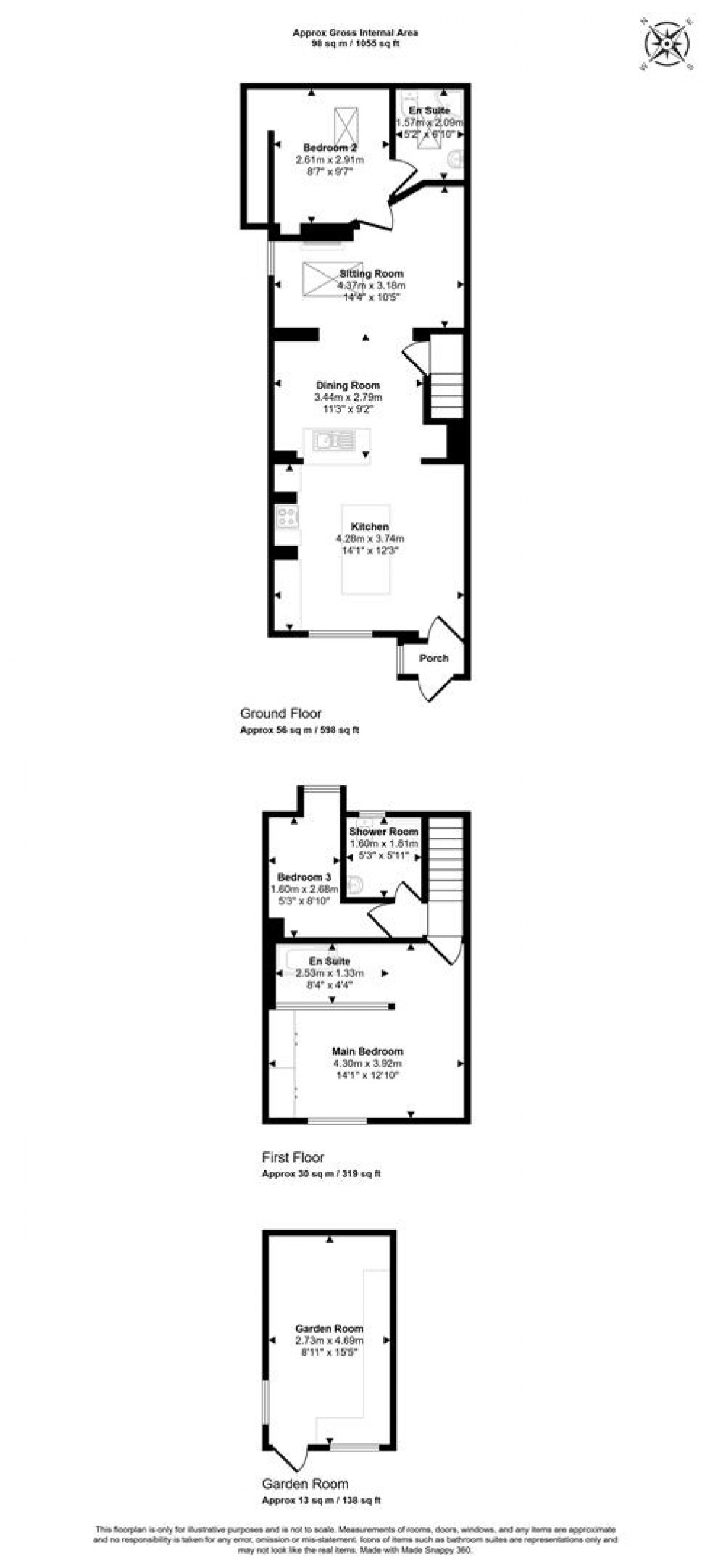 Floorplan for Gold Hill, Child Okeford, Blandford Forum