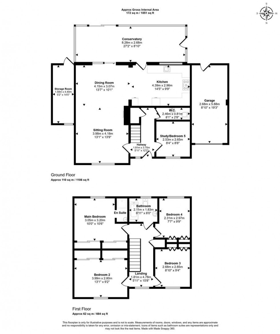 Floorplan for Blandford Hill, Winterborne Whitechurch, Blandford Forum