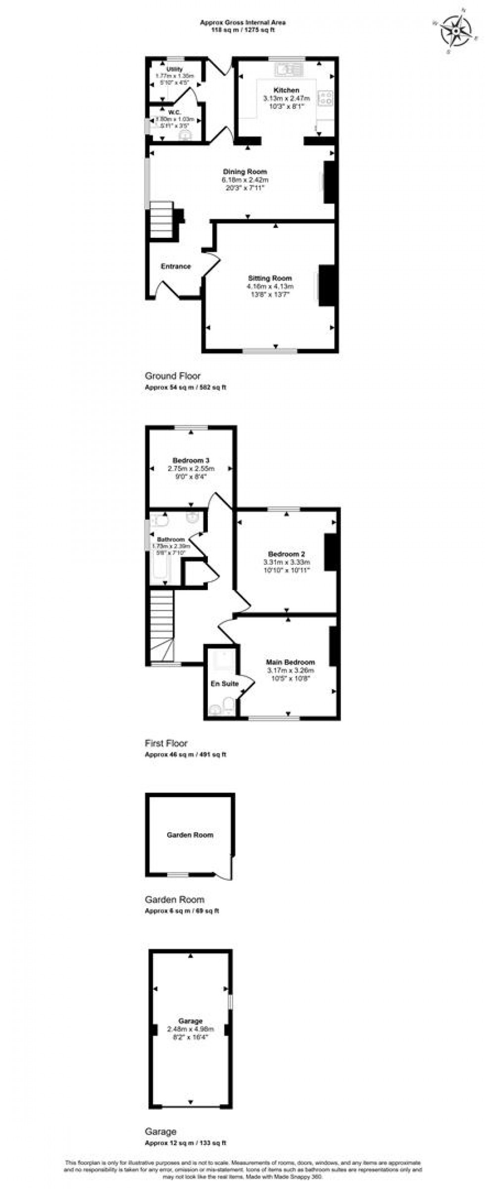 Floorplan for Wavering Lane West, Gillingham