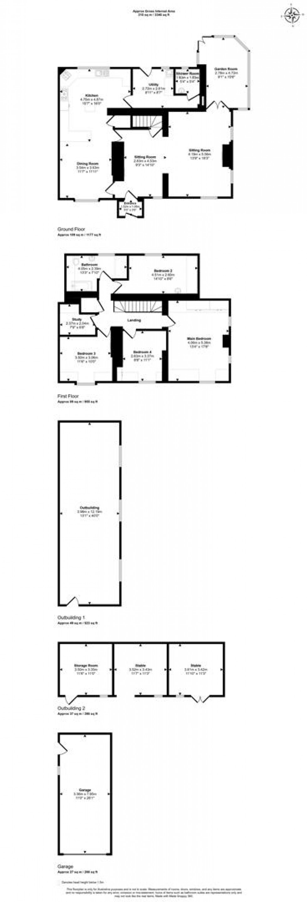 Floorplan for Thornhill, Stalbridge, Sturminster Newton
