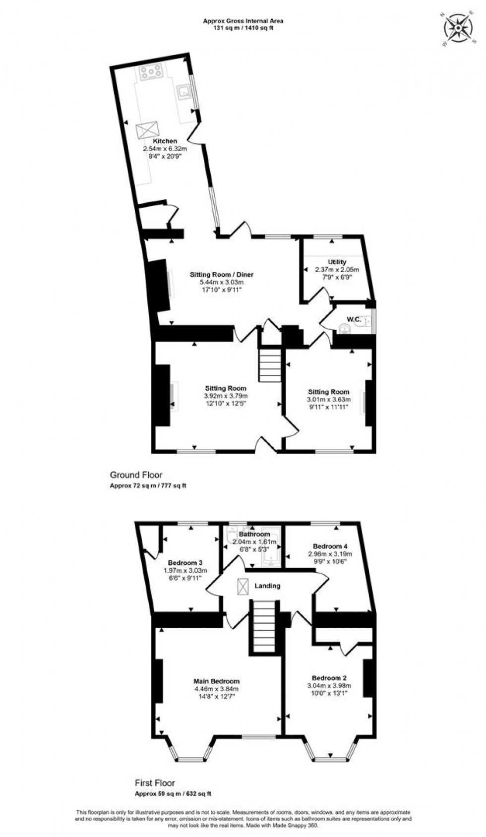 Floorplan for Sansomes Hill, Milborne Port, Sherborne