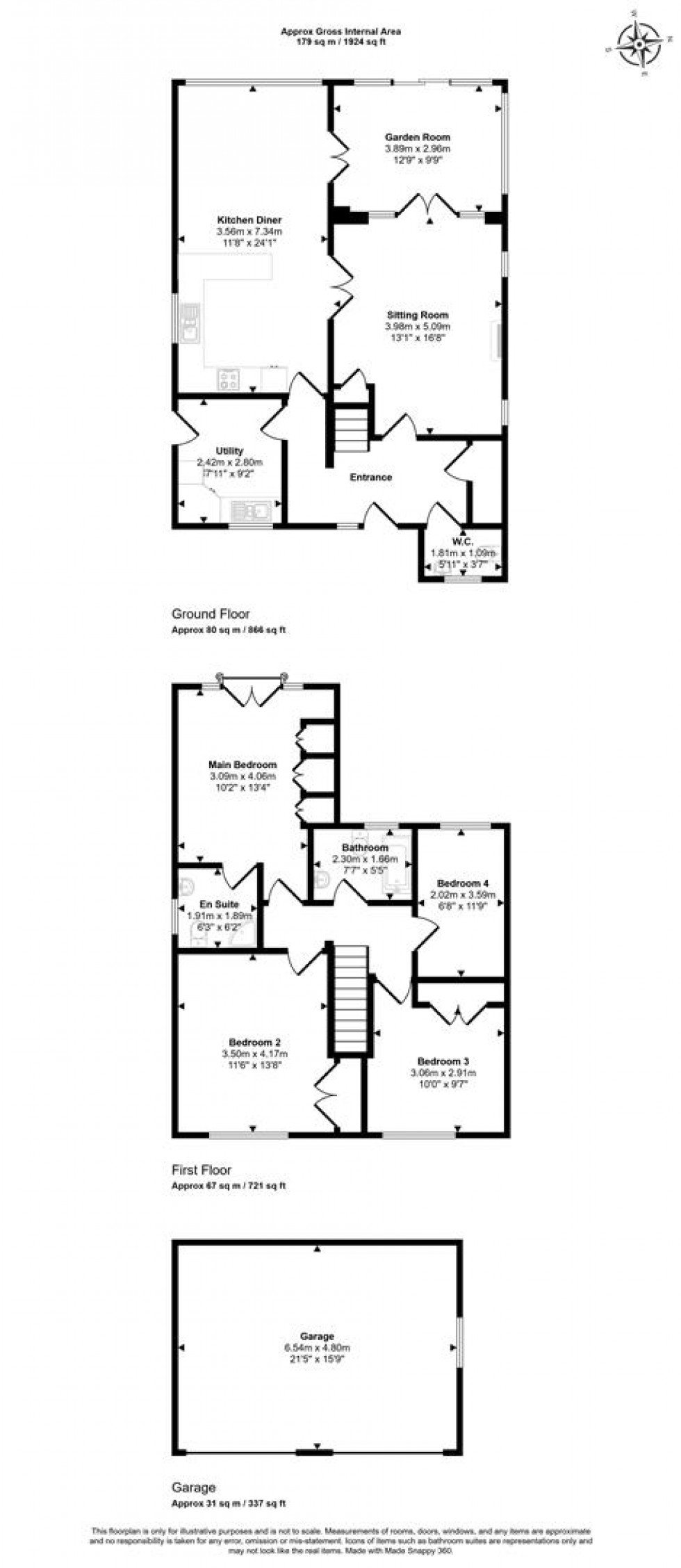 Floorplan for Hunger Hill, East Stour