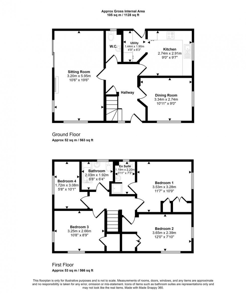 Floorplan for Long Hill, Mere, Warminster