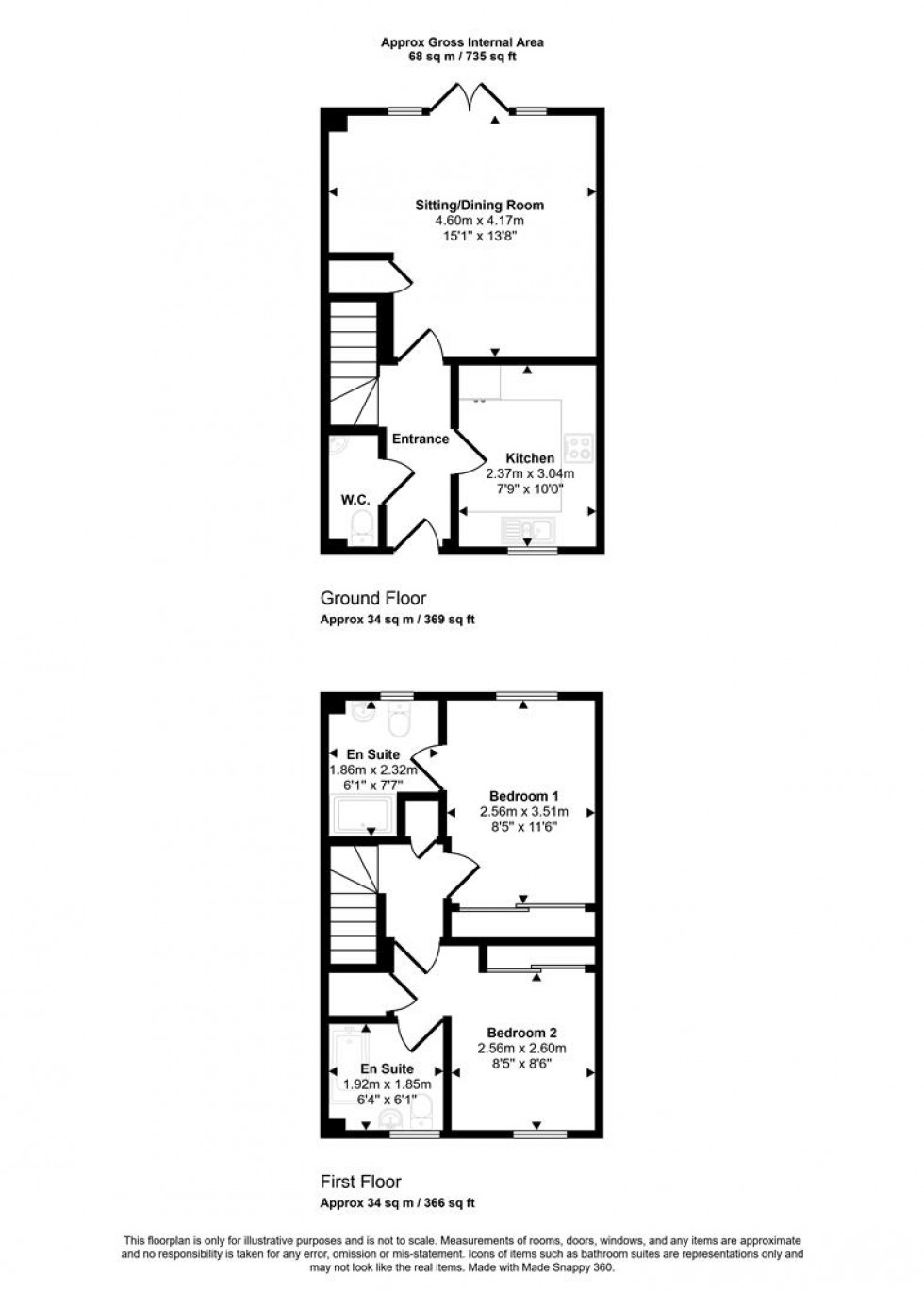 Floorplan for Niveus Walk, Wincombe Lane, Shaftesbury